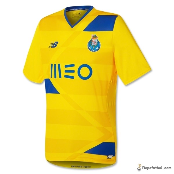 Tailandia Camiseta FC Oporto Replica Tercera Ropa 2016/17 Amarillo